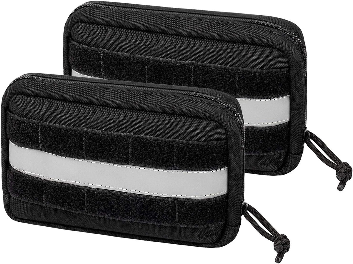 OneTigris Service Dog Vest Harness Saddle Bag Backpack Pouch – Essentials for Dogs - Black