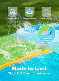 JOYIN 22.5ft Water Slides and 2 Bodyboards - Blue, Green / 22.5FT - image 4