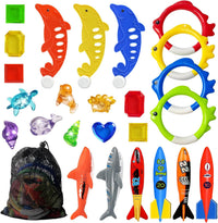 Jasonwell Pool Diving Toys Games - 25 PCS