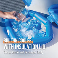 Sunlite Sports Inflatable River Tube Float - River Blazer Cooler Duo - image 4