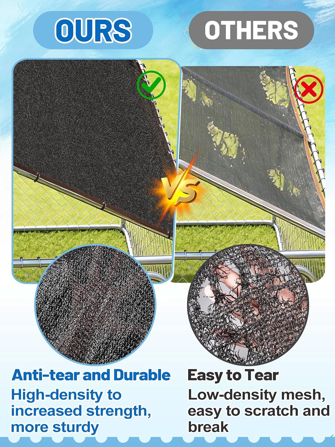 95% High Density Dog Kennel Shade Cover - 10x20ft - image 3