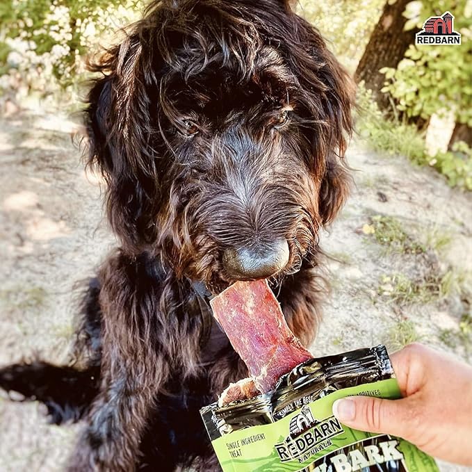 Redbarn Pet Products Barky Bark 100% Beef Jerky Medium 6-Count, Pack of 12
