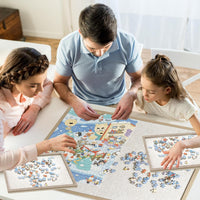 Yunihome puzzle board for 1000 pieces with 4 sorting trays and protective cover - view 24
