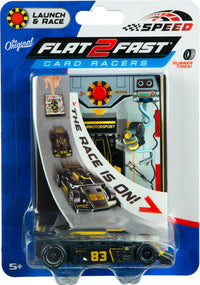FLAT 2 FAST Original Speed Card Racer - Speed - 1 Pack / Onyx Black - image 4