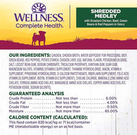 Wellness Petite Entrées Shredded Medley with Roasted Chicken, Beef, Green Beans & Red Peppers, 3-Ounce Cup (Pack of 12)