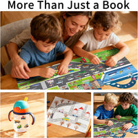 Elfew 3 pack Halloween reusable sticker books for toddlers with puffy stickers - view 18