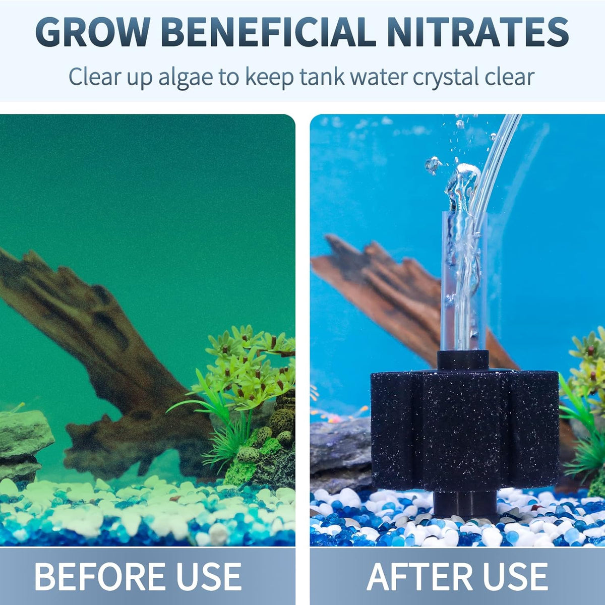 Pawfly Aquarium Sponge Filter - Up to 30 Gal - image 2