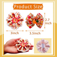 PET SHOW Holiday Dog Bowties Flowers for Small Dogs Slide on Collar – Essentials for Dogs - Multicolor - image 3