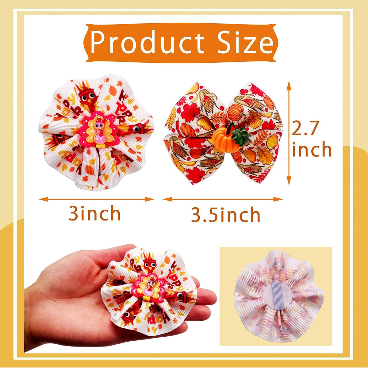 PET SHOW Holiday Dog Bowties Flowers for Small Dogs Slide on Collar – Essentials for Dogs - Multicolor - image 3
