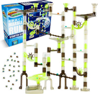Marble Genius Marble Run Starter Set STEM Toy for Kids Ages 4-12 – Fun for Kids & Family - Space