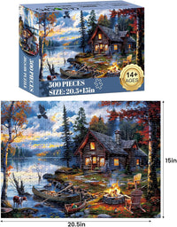 Jigsaw Puzzles for Adults 500 Pieces - Coutryside - image 2