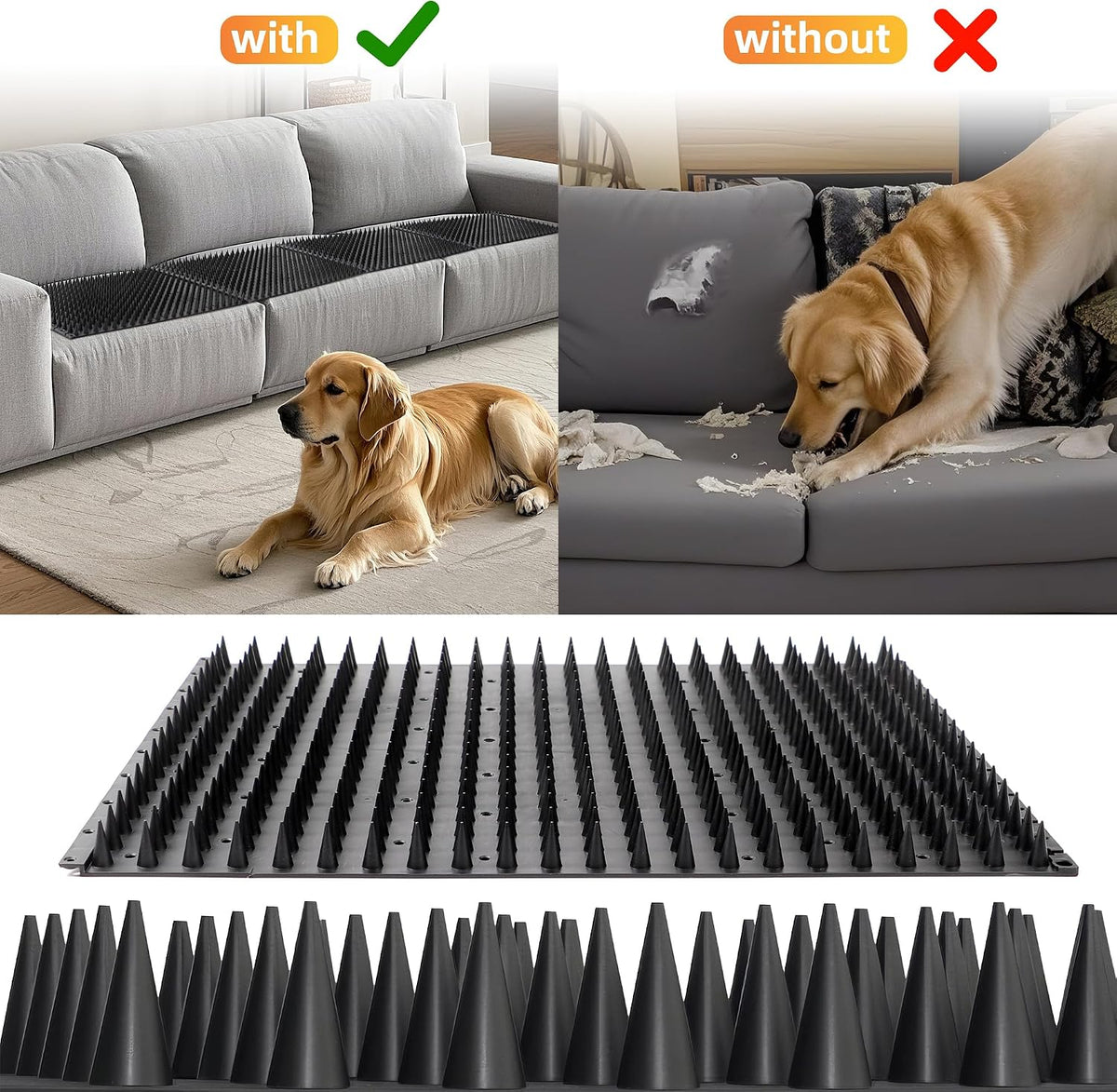 5 Pack Scat Mats for Dogs - 5 - image 2