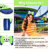 UNSPAZ Mouse Ears Headbands - Blue - image 4