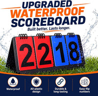 Jenaai blue kickball set with 10 inch ball, rubber bases, cones, scoreboard and pump - view 14