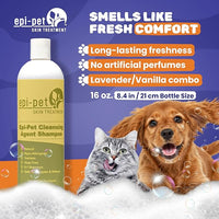 Cleansing Agent Pet Shampoo, 16-Ounce