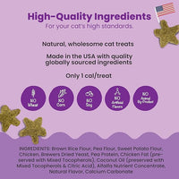 Catstages by Nina Ottosson Purrfect Bitez Natural Crunchy Cat Treats for Puzzles, Toys, Feeders, & Training, USA-Made, Real Chicken Flavor, 4oz (Pack of 2)