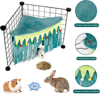 Guinea Pig Hideout, Guinea Pig Corner Hideout - Green / 17.3"L x 9.2"W x 10.2"Th - image 3
