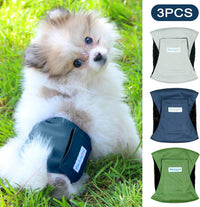 Paw Legend Washable Dog Belly Band Wrap Diapers for Male Dog - Army, Grey, Navy (Black Lining) / XX-Large - image 3