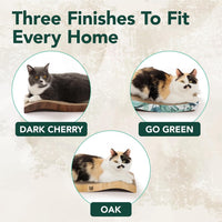 Reversible Wave Cat Scratcher for Indoor Cats - Go Green / 2pcs - image 4