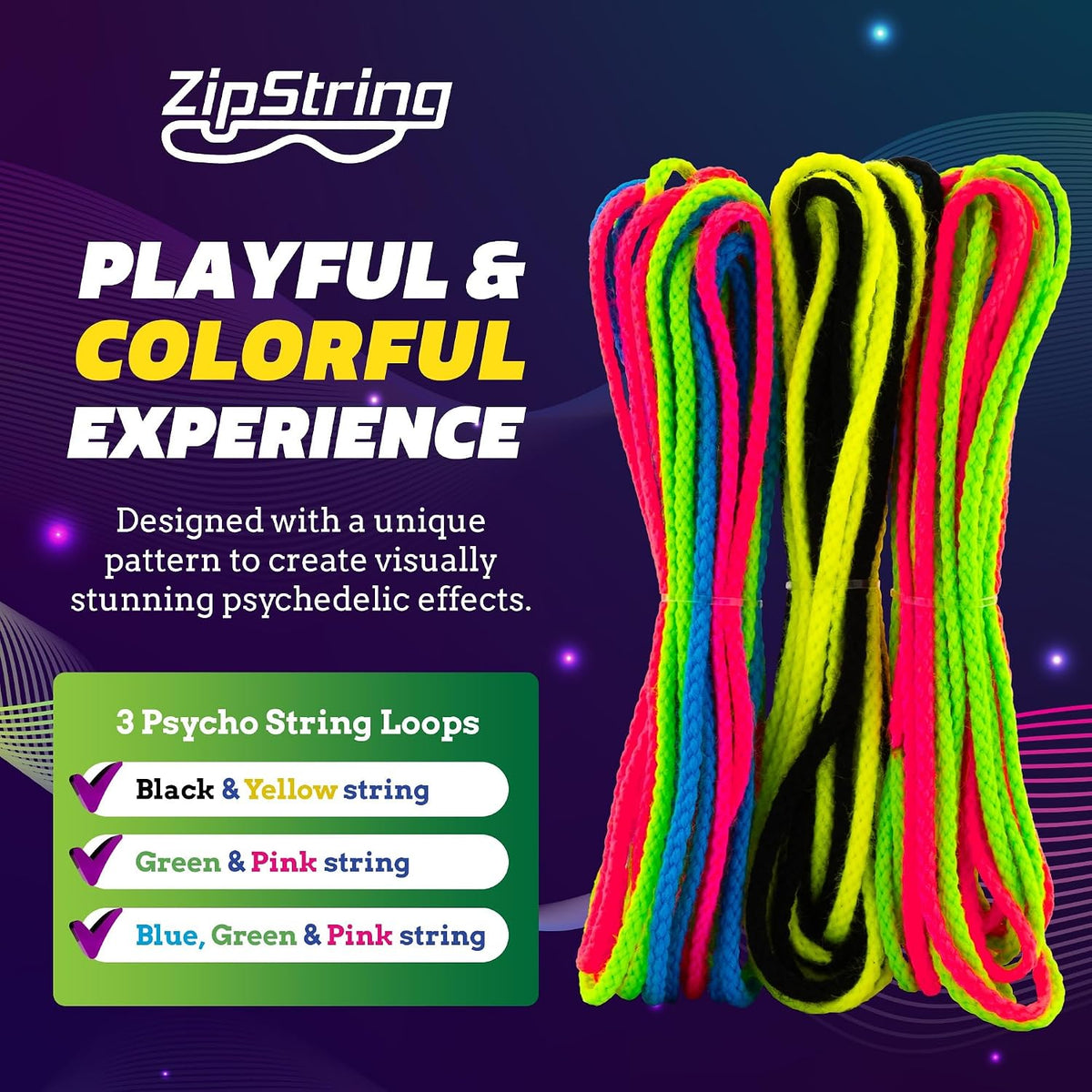 ZipString Luma Replacement Strings - Psycho Srings - image 3