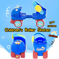 SULIFEEL Kids Adjustable Quad Roller Skates for Girls and Boys – Fun for Kids & Family - Space Blue - image 2