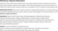 UltraCruz® Equine Shampoo, Conditioner, Hydrogen Peroxide, Fly & Tick Spray, 1 Gallon Each