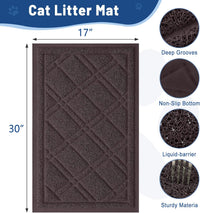 Smiry Cat Litter Box Mat 30x17 - 30x17 / Brown - image 3