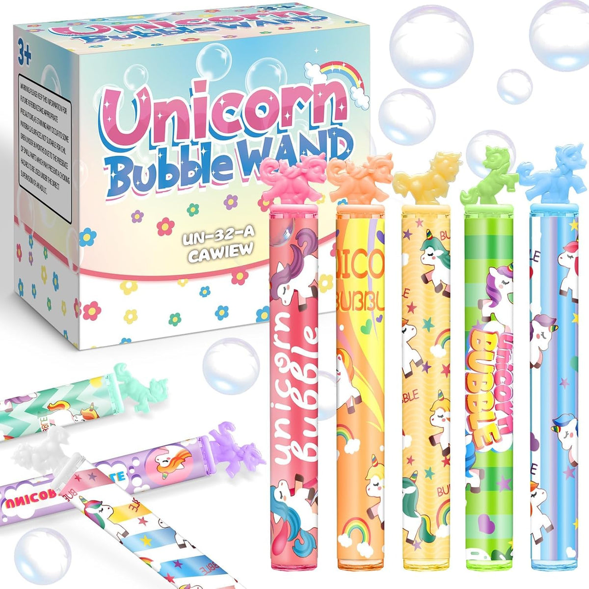 Unicorn Mini Bubble Wand with Gift Box - bubble bulk