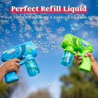JOYIN 2 Bottles Bubbles Refill Solutions 64 oz - Red+purple / 64 Ounce - image 3