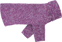 Fitwarm Thermal Knitted Dog Sweater Doggy Winter Coat Pet Clothes - XX-Large / Heather Purple - image 3