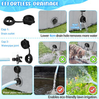 Dog Kiddie Pool for Small Medium Large Dogs, Multiple Pets - 71"x11.8" - image 4