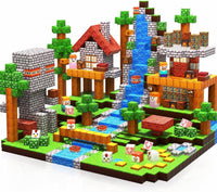 Annexfun 150PCS Magnetic Blocks, Magnetic Building Blocks - Grassland