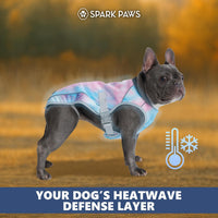 Spark Paws Dog Cooling Vest, Evaporative Summer Cooling - Snowcone / X-Large - image 2