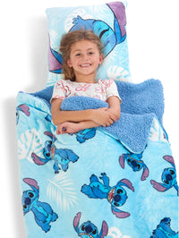 Northwest Silk Touch Sherpa Slumber Bag - Classic Palms / 27" x 56" - image 2