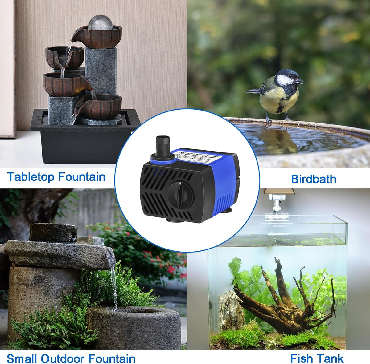 AQUANEAT Small Fountain Pump - 80 GPH - image 3