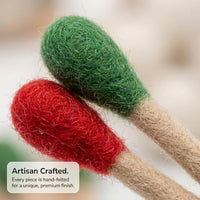 Glaciart One XXL Swabs Cat Toys with Catnip, 2 Pk - Christmas Swabs / Regular - image 4