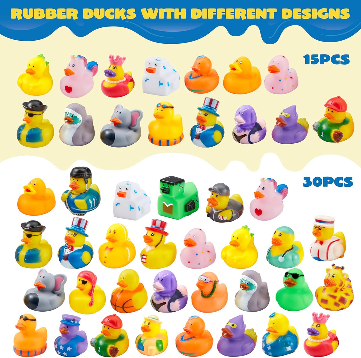 JOYIN 30 Pcs Rubber Ducks - 30 - image 2