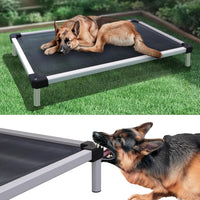 FXW TitanNest Cooling Chew-Proof Elevated Dog Bed for Medium Dogs – Essentials for Dogs - Standard Dog Bed / Large Dog (47.0"L x 29.0"W x 7.3"H)
