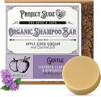 Gentle All Natural Dog Shampoo for Dry Coat for Sensitive Skin | Bar Shampoo for Dogs | Organic Dog Shampoo Sensitive Skin | Lavender (1)