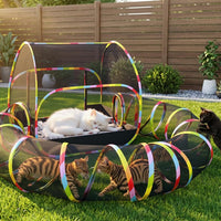 Outdoor Cat Enclosure 2-in-1 - 2-in-1 cat enclosures set
