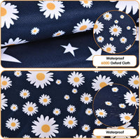 Upgraded Rabbits Hay Feeder Bag for Bunny, Guinea Pigs - Blue Daisy - image 4