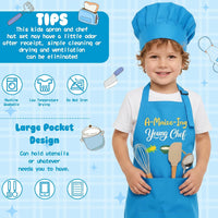 R HORSE Kid Apron and Chef Hat Set - A-maize-ing Young Chef - image 4
