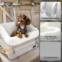 PETSFIT Small Dog Car Seat - Grey - image 3