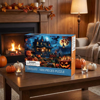 Nattork Jigsaw Puzzle 1000 Pieces for Adults - Halloween House - image 2