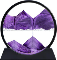 Moving Sand Art Liquid Motion - 12 inch / Purple
