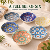 Ceramic Cat Food Bowls, Water - Bohemian Colors - image 2