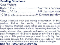 Get Naked Cat Calming Treats | Crunchy Salmon & Cheese Flavor | Feline Anxiety Relief & Stress Control | Grain-Free Cat Calming Product | Made in USA 2.5 oz