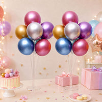 JOYYPOP 4 Sets Balloon Stand Kit For Table - 4 Pack Clear - image 3