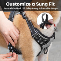 PoyPet No Pull Dog Harness Medium - XL / Gray - image 4
