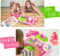 Kipipol Unicorn Sensory Bin for Toddlers 3-4 - Pet Sand Kit - image 3